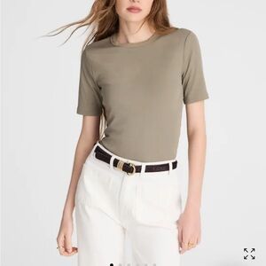 Madewell Olive Short Sleeve Tee